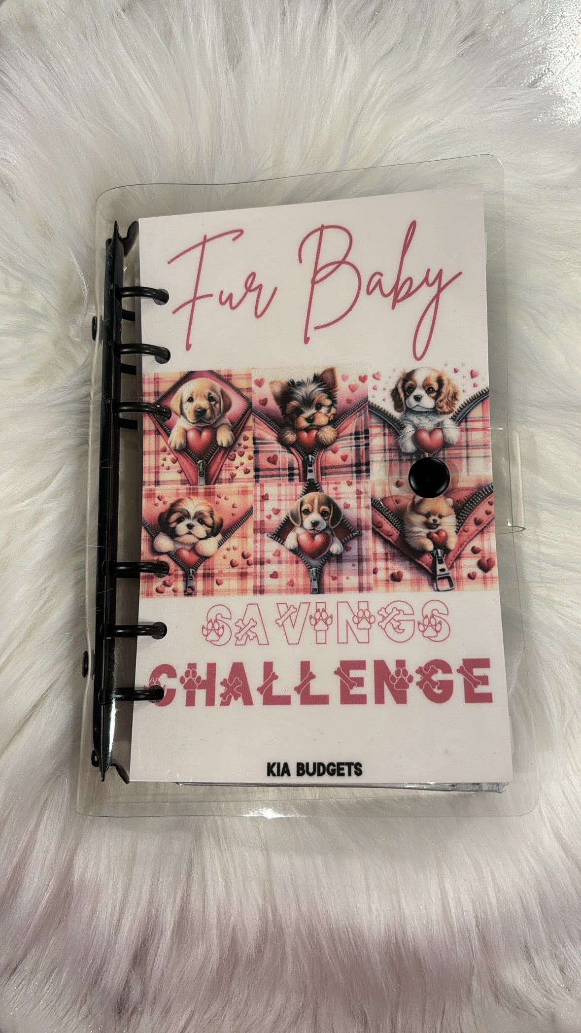 Fur Baby Savings Challenge Binder