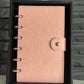 Rose Gold/Pink Disc Bound Budget Binder