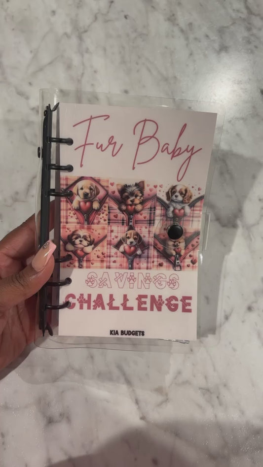 Fur Baby Savings Challenge Binder