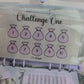 Purple Money Bag Savings Challenge Save $5050
